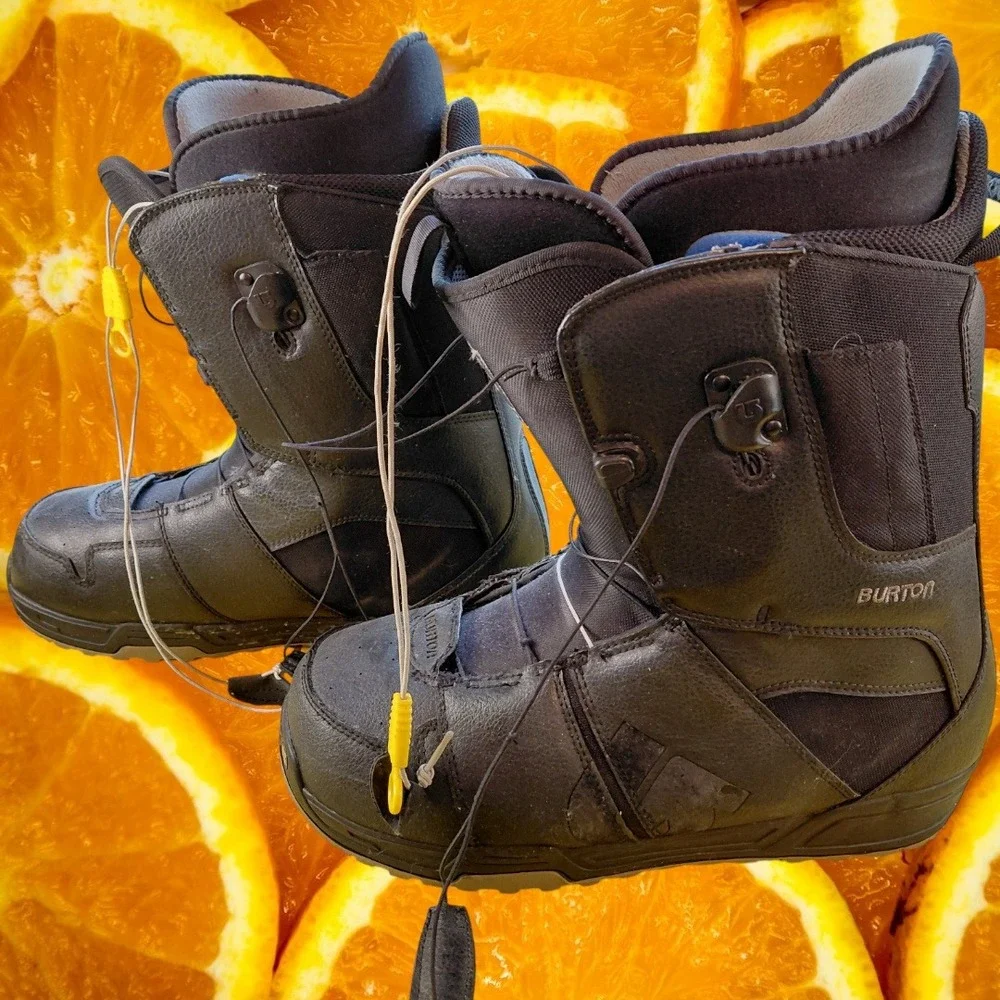 Mens Burton Moto Snowboard Boots Black‎ US 13 Padded Comfort